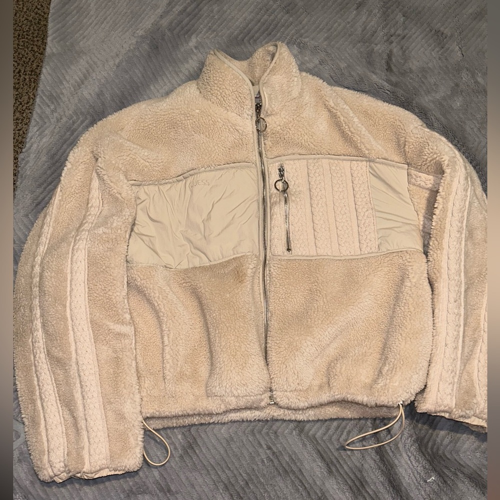 GUESS cream coat
